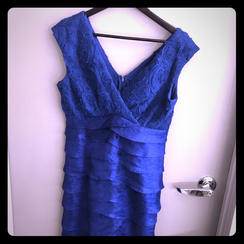 Beautiful knee length blue dress